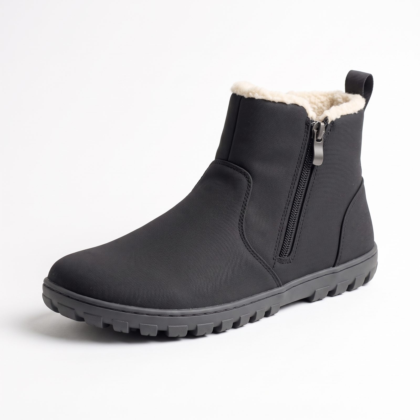 Ample Warm black fleece-lined winter boot