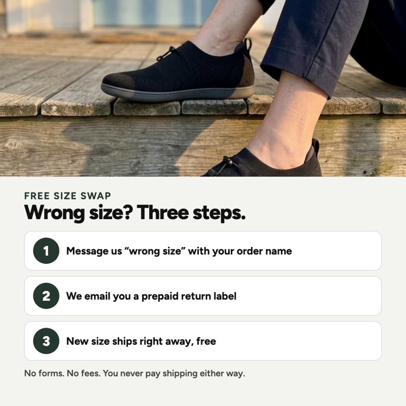 Free size swap in three steps